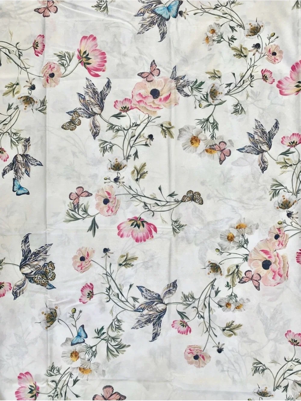 Pottery Barn Monique Lhuillier Tuileries Shower Curtain Butterfly French